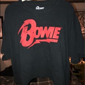 David Bowie Cropped Tshirt
